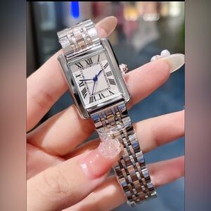 Women's Luxury Fashion Tank Watch